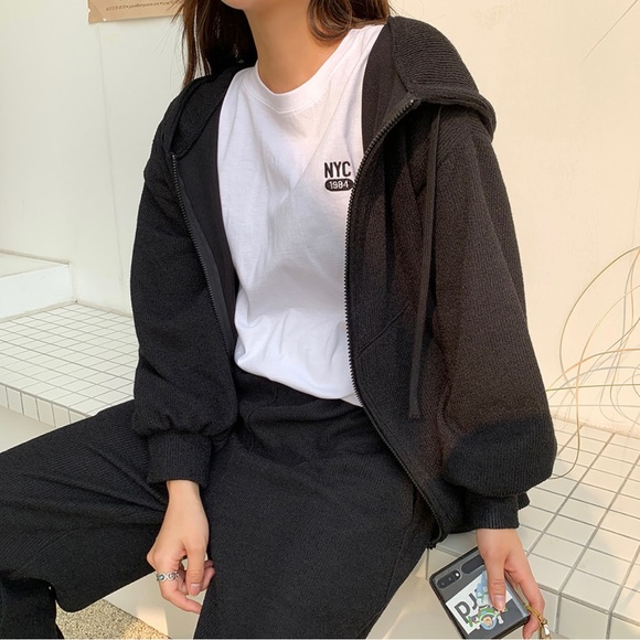 Hooded Zip-Up Jacket - Picture 4 of 9